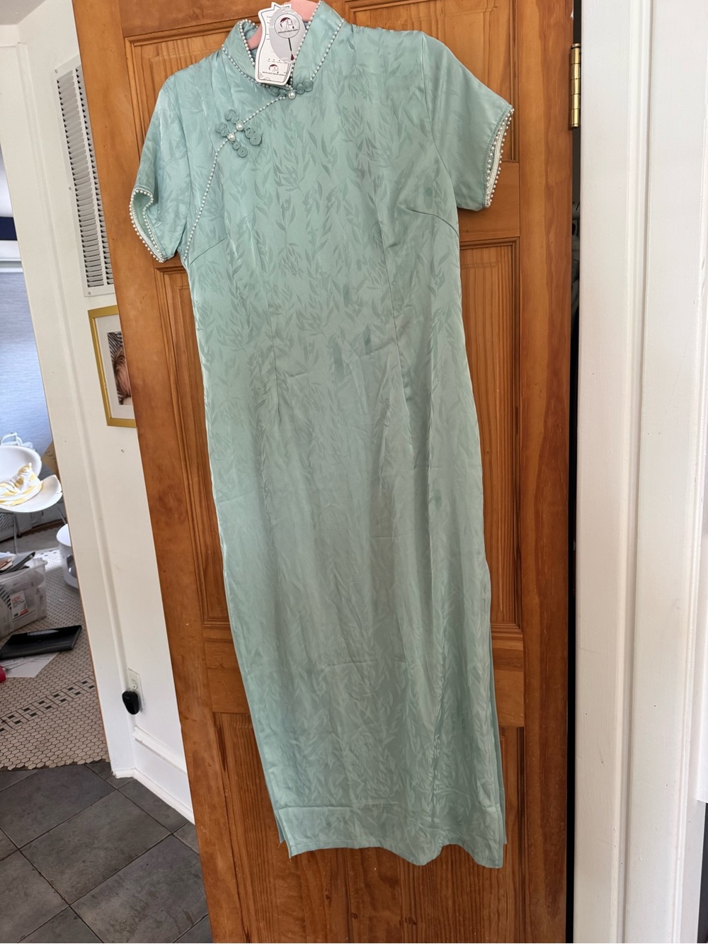 Beautiful Qipao/ Cheongsam dress. NWT Chinese size 3xl US size 12/14